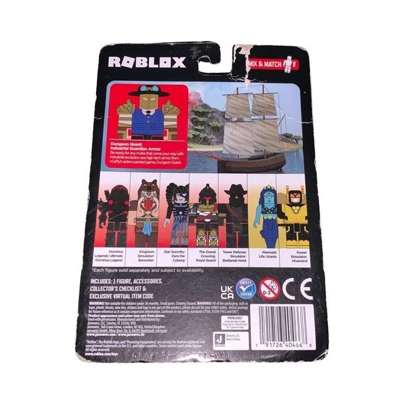Roblox Figurine Dungeon Quest: Industrial Guardian Armor, New, Unopened in Box - Picture 3 of 3